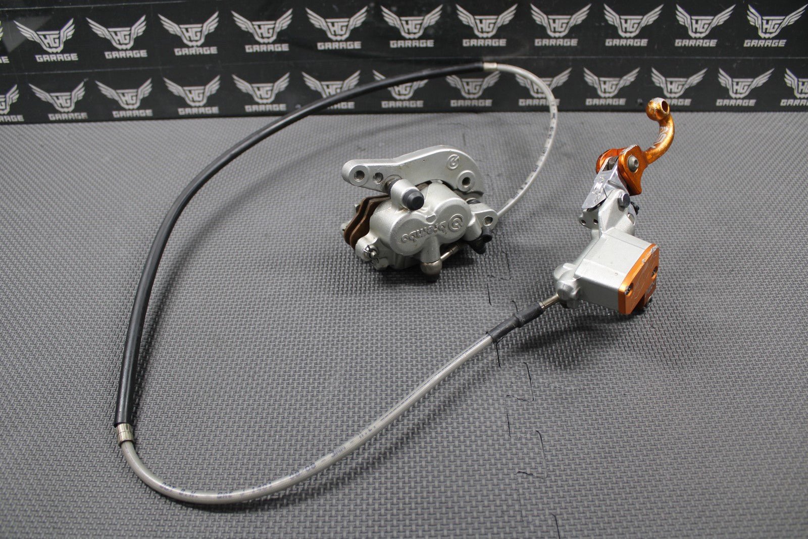 2009 2010 KTM 250 450 XCF - W OEM FRONT BRAKE CALIPER MASTER CYLINDER ASV LEVER - hggarage