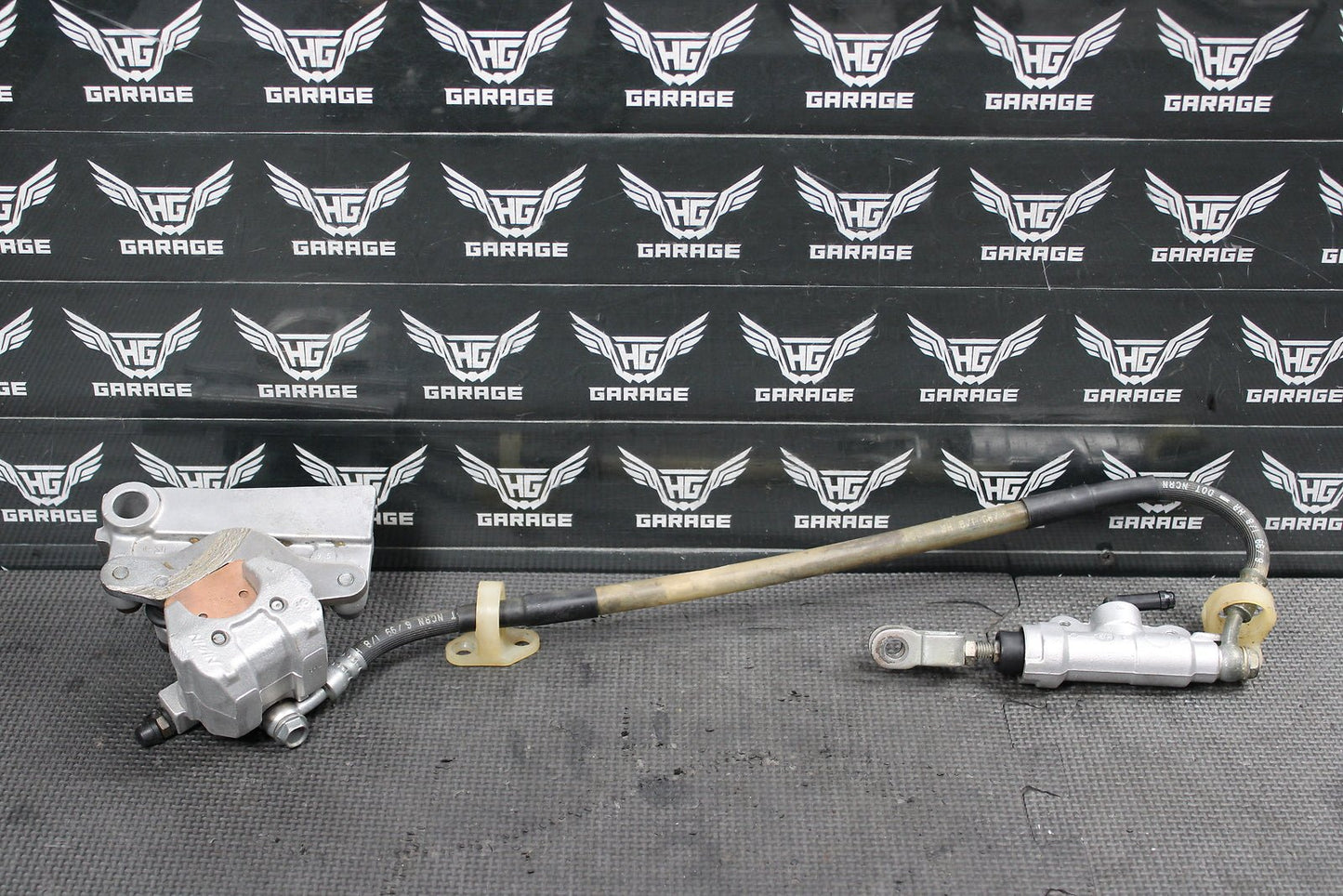 2000 KAWASAKI 98 - 00 KX100 KX80 OEM REAR BACK BRAKE CALIPER MASTER CYLINDER LEVER - hggarage