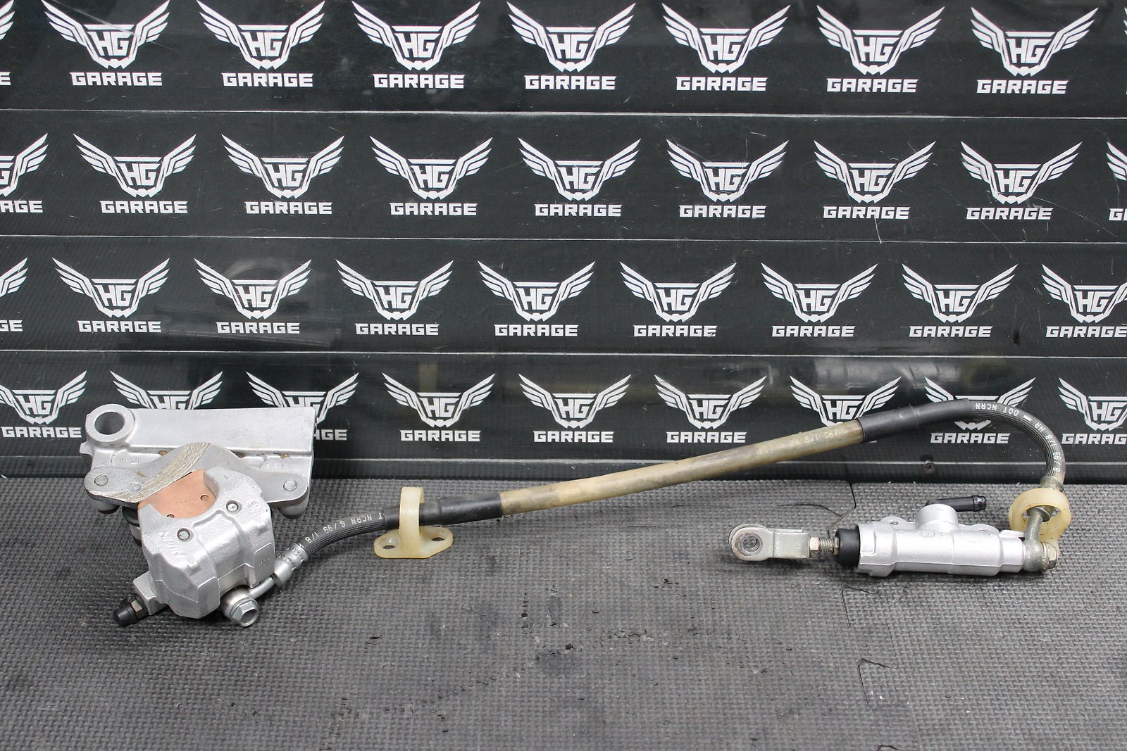 2000 KAWASAKI 98 - 00 KX100 KX80 OEM REAR BACK BRAKE CALIPER MASTER CYLINDER LEVER - hggarage