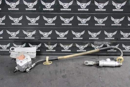 2000 KAWASAKI 98 - 00 KX100 KX80 OEM REAR BACK BRAKE CALIPER MASTER CYLINDER LEVER - hggarage