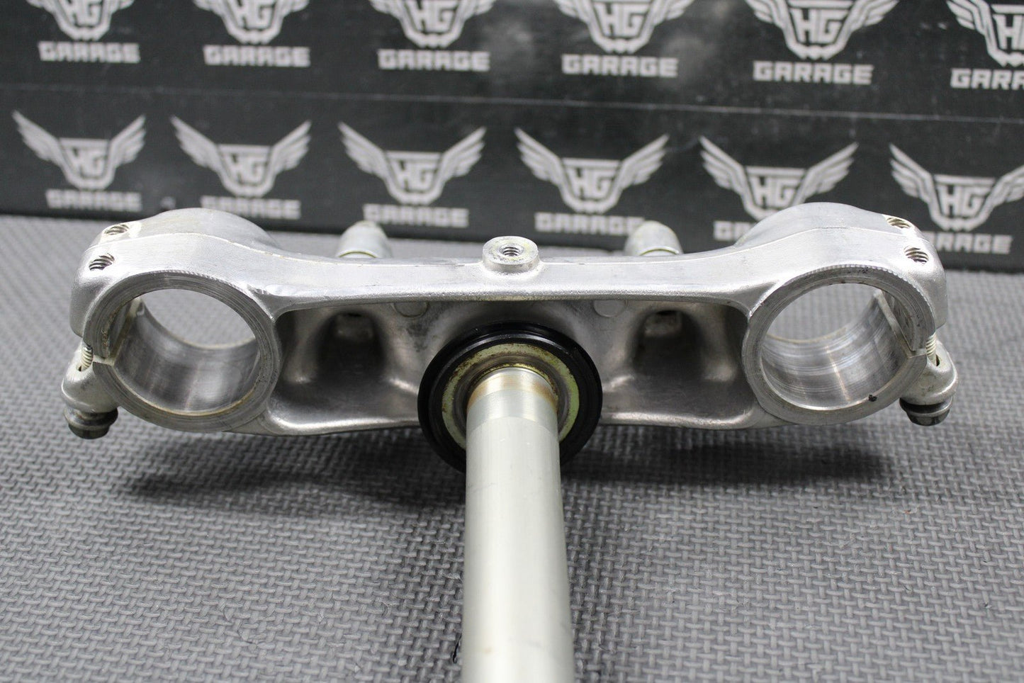 1988 HONDA CR250R OEM FRONT FORKS LOWER UPPER TRIPLE TREE STEM BAR CLAMP - hggarage