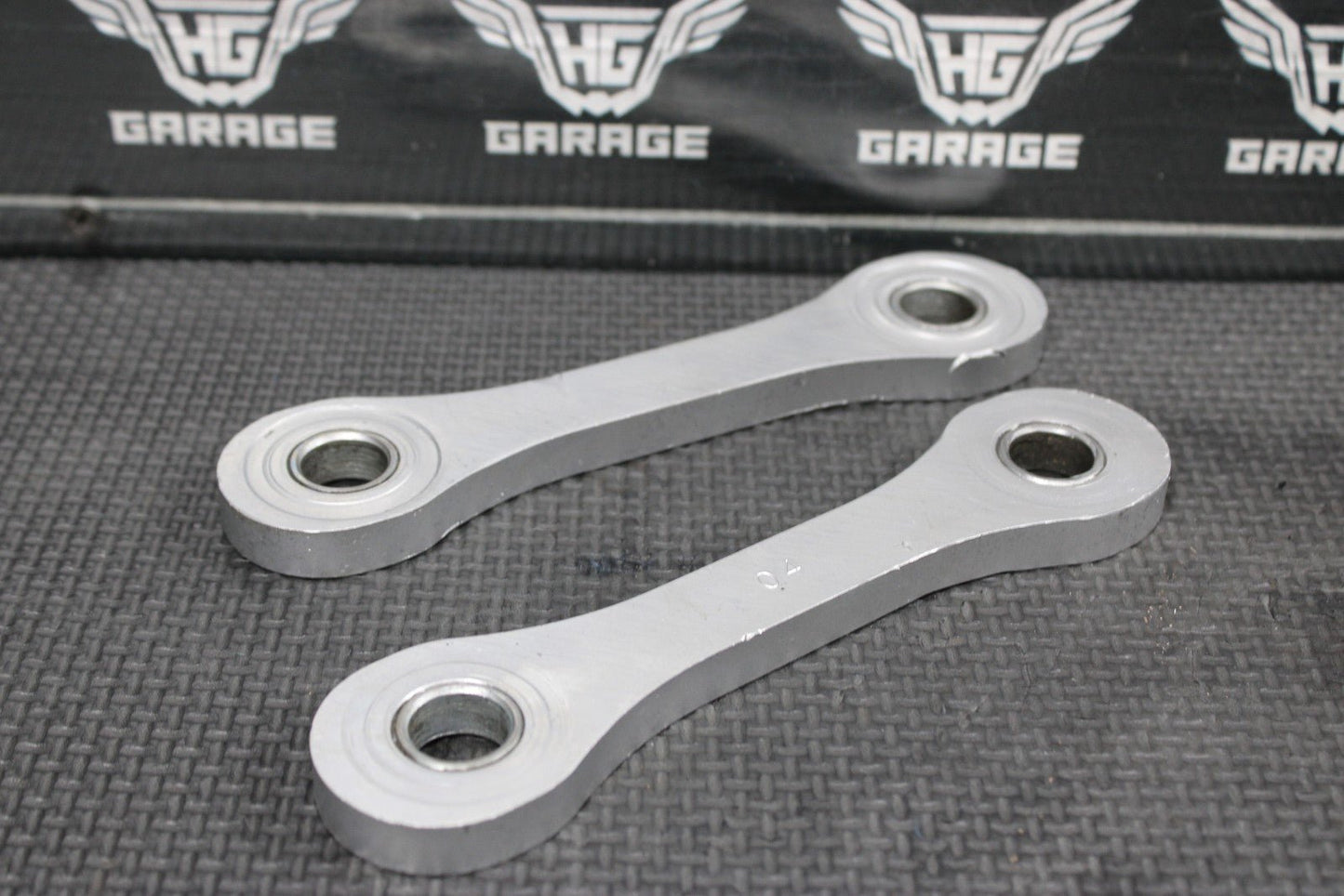 1997 KAWASAKI KX250 OEM REAR SHOCK LINKAGE LINKS RELAY ARM PARTS OR REPAIR! - hggarage