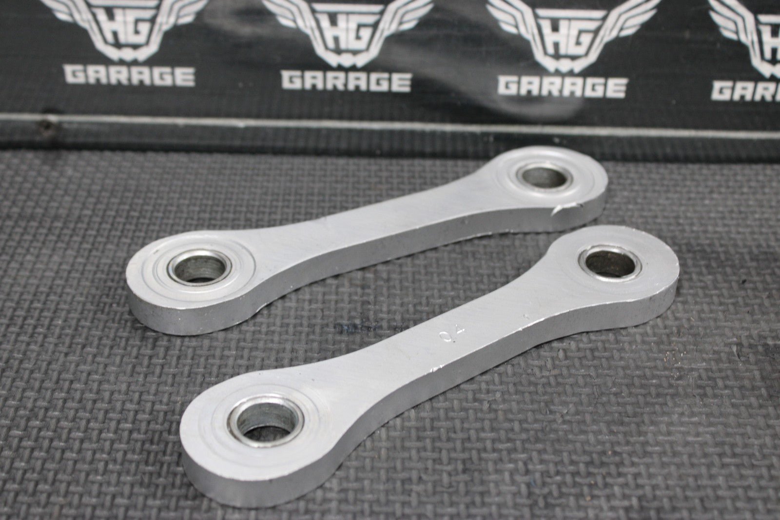 1997 KAWASAKI KX250 OEM REAR SHOCK LINKAGE LINKS RELAY ARM PARTS OR REPAIR! - hggarage