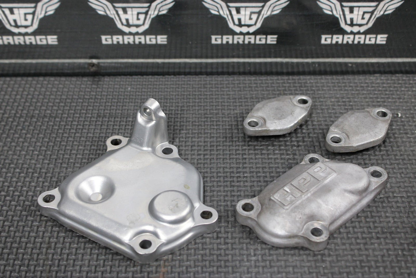 1998 93 - 99 HONDA CR125R OEM ENGINE CYLINDER JUG POWERVALVE COVERS SIDE TOP END - hggarage
