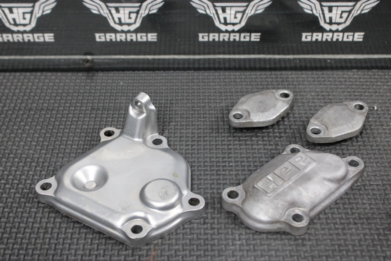 1998 93 - 99 HONDA CR125R OEM ENGINE CYLINDER JUG POWERVALVE COVERS SIDE TOP END - hggarage
