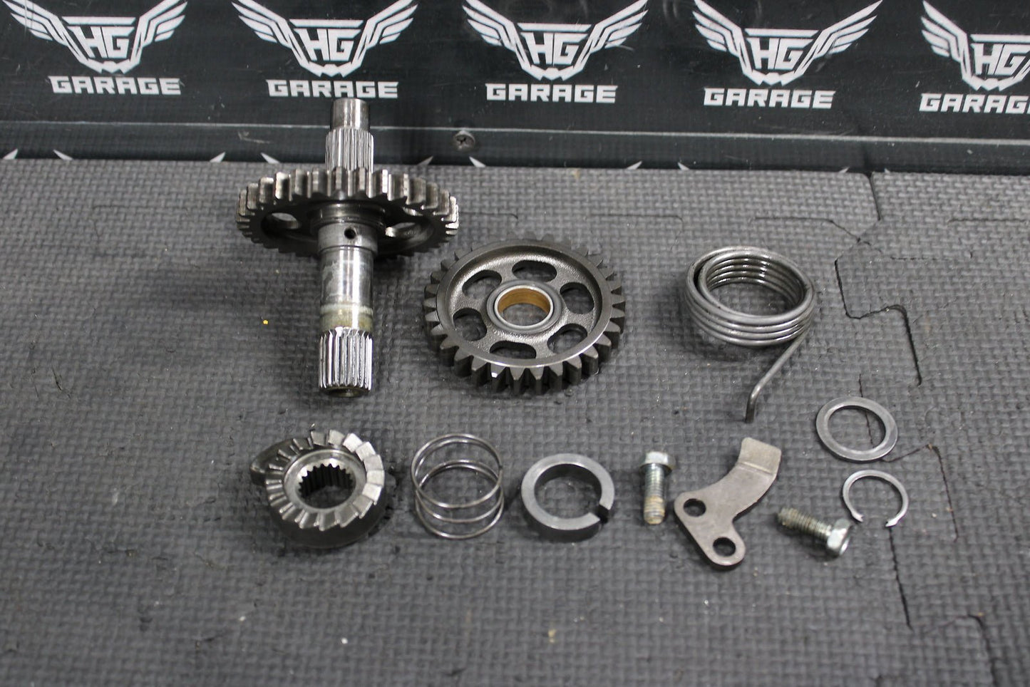 2004 Honda CRF250X 04 - 09 OEM Kickstart Kick Start Shaft W Idler Gear - hggarage