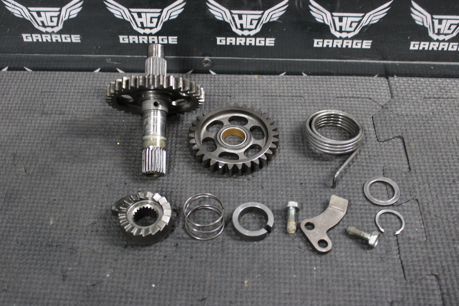 2004 Honda CRF250X 04 - 09 OEM Kickstart Kick Start Shaft W Idler Gear - hggarage