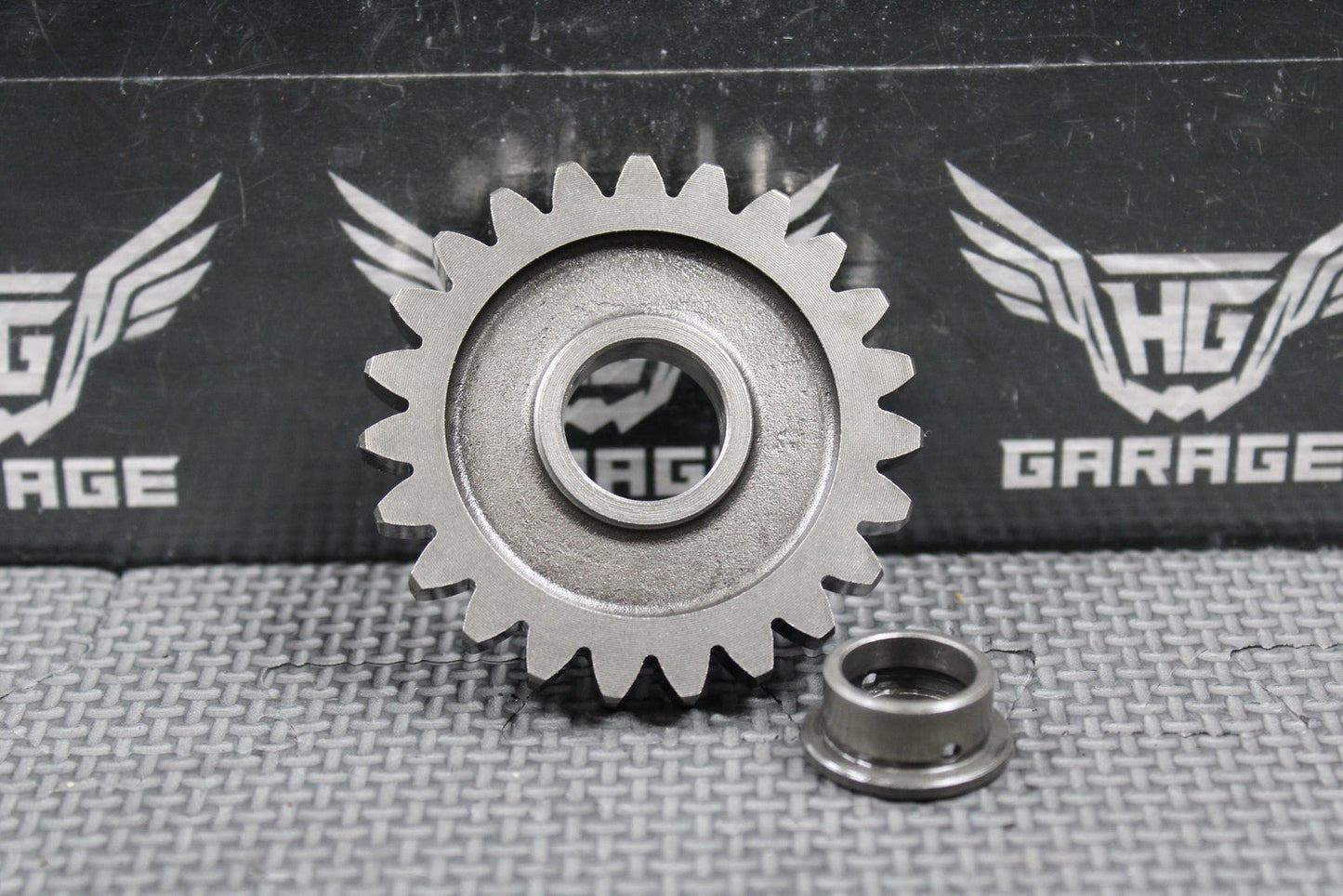 1991 HONDA XR250R OEM KICKSTART IDLER IDLE GEAR 23T W/ BUSHING 28221 - KK0 - 010 - hggarage