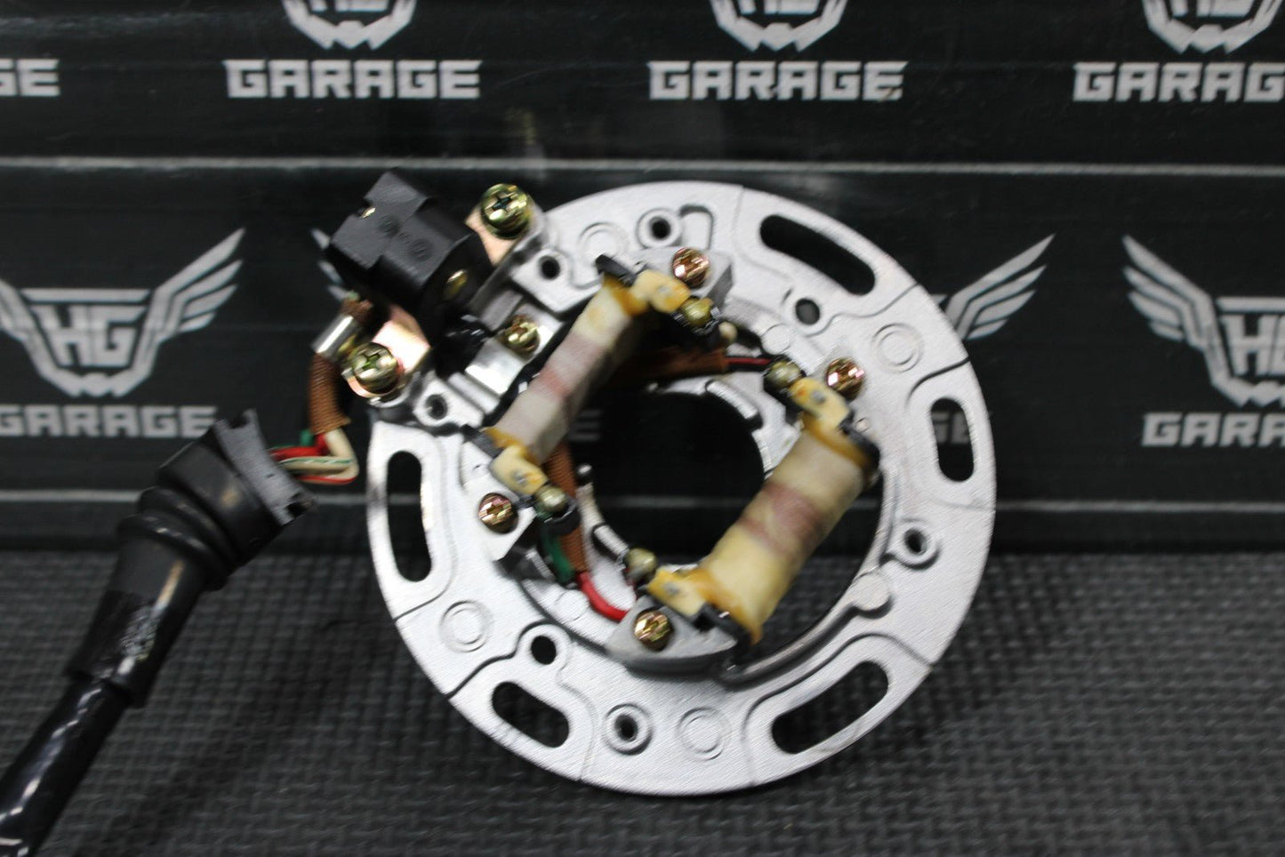 1996 95 - 97 KAWASAKI KX125 OEM STATOR MAGNETO ROTOR FLYWHEEL 21003 - 1294 MINT! - hggarage