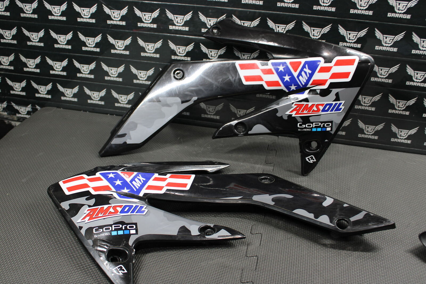 2007 HONDA CRF250R AFTERMARKET PLASTICS BODY KIT FENDERS FAIRINGS COWLS