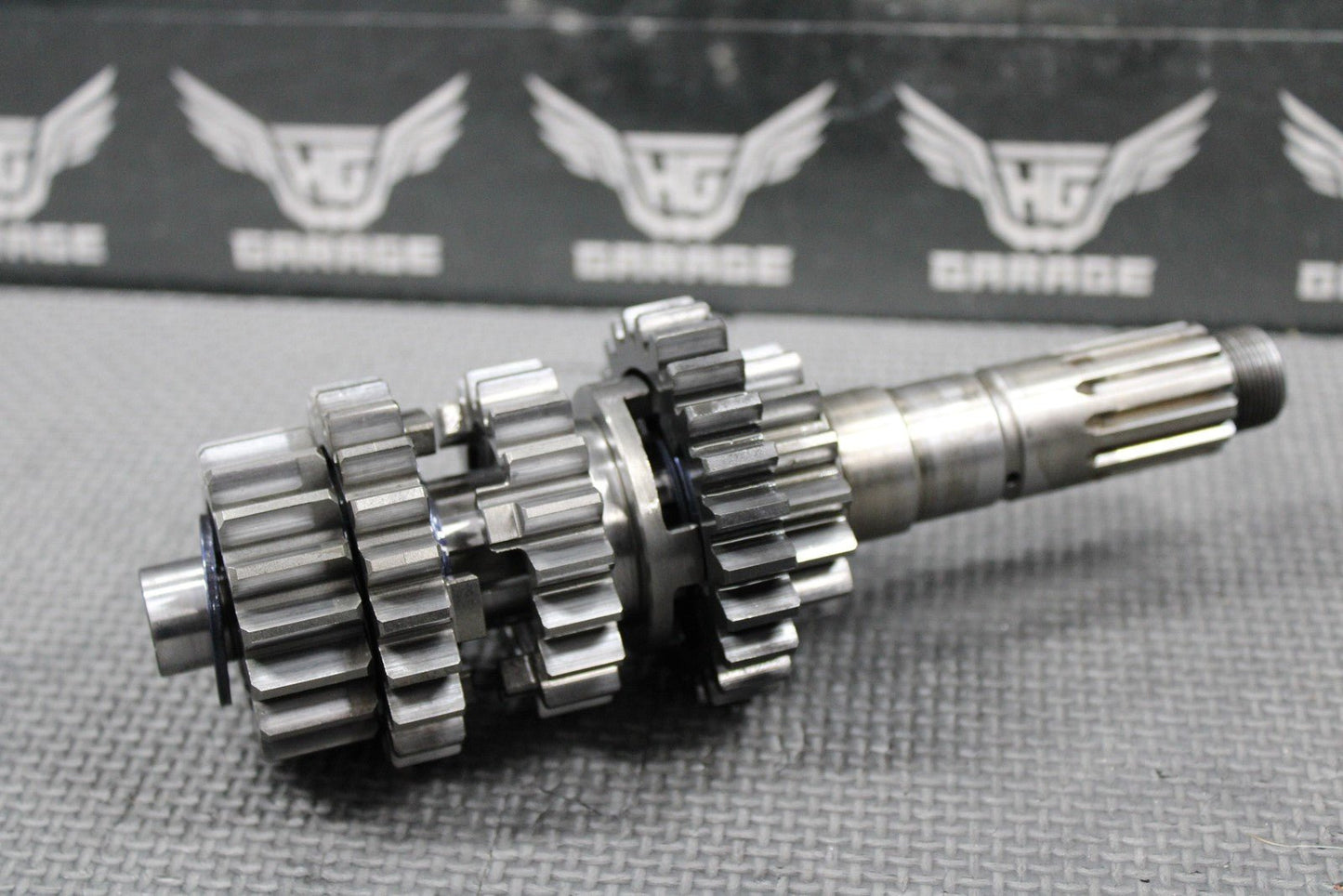 1988 88 - 91 HONDA CR250R OEM TRANSMISSION TRANNY GEARBOX GEARS SHIFT FORKS GOOD! - hggarage
