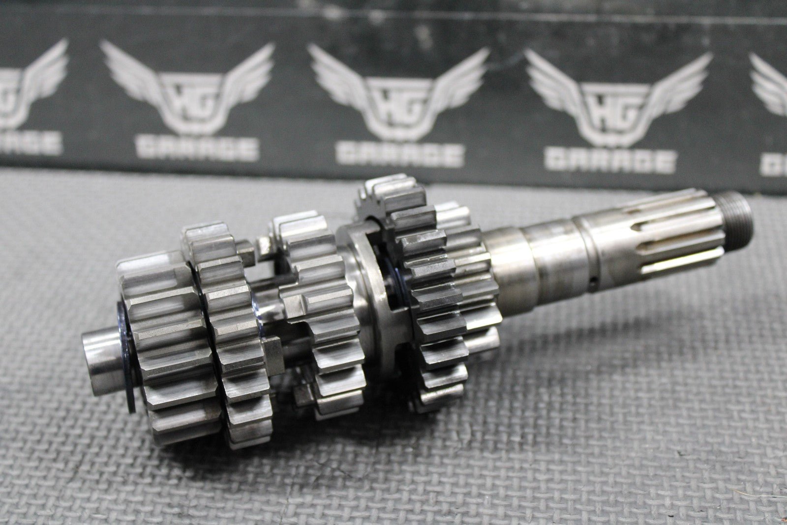 1988 88 - 91 HONDA CR250R OEM TRANSMISSION TRANNY GEARBOX GEARS SHIFT FORKS GOOD! - hggarage