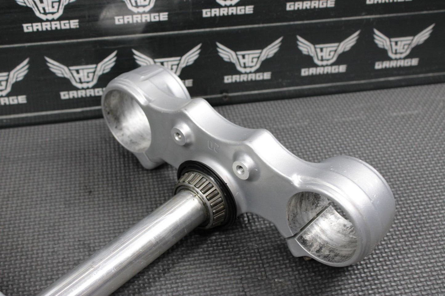 2000 KTM 250 EXC OEM FRONT FORKS LOWER UPPER TRIPLE TREE STEM CLAMP 59001034020 - hggarage