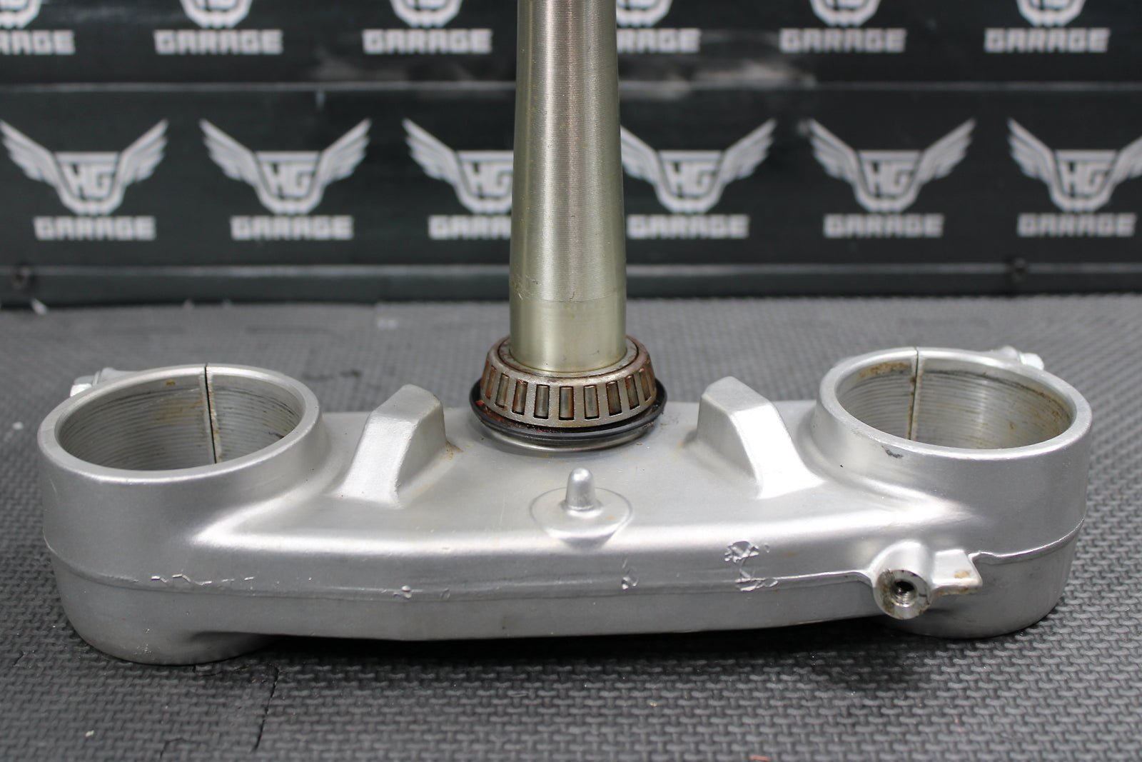 2000 00 - 03 HONDA CR125R OEM FRONT FORKS LOWER UPPER TRIPLE TREE STEM BAR CLAMP - hggarage