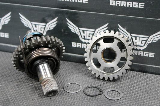 2008 YAMAHA WR450F YZ450F OEM KICKSTART KICK START SHAFT W IDLER GEAR