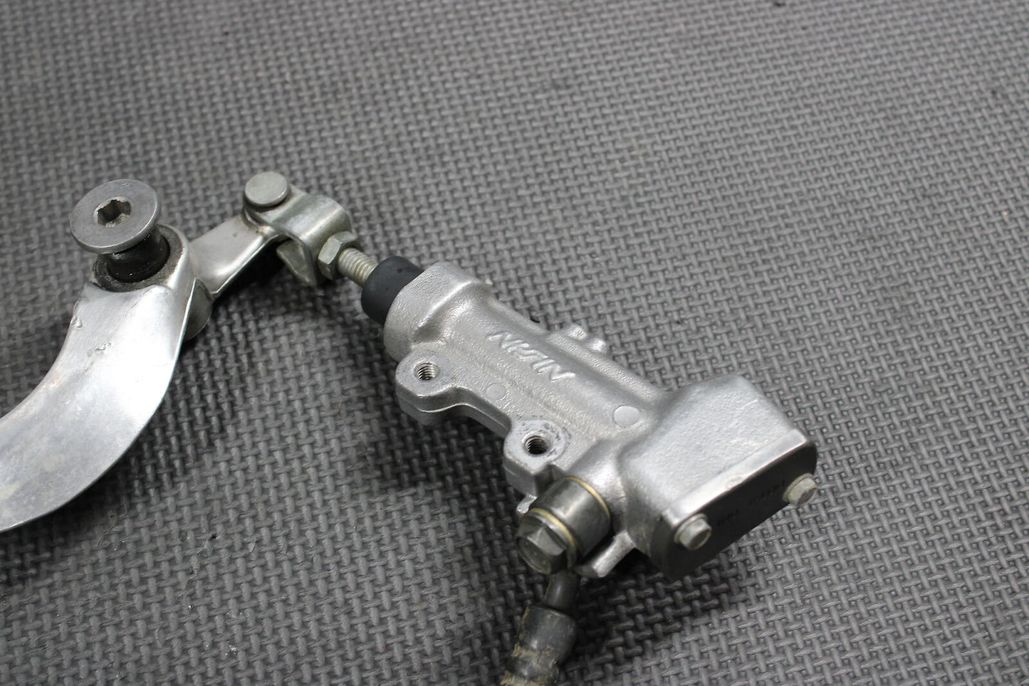 2009 KAWASAKI KX250F OEM NISSIN REAR BACK BRAKE CALIPER MASTER CYLINDER LEVER