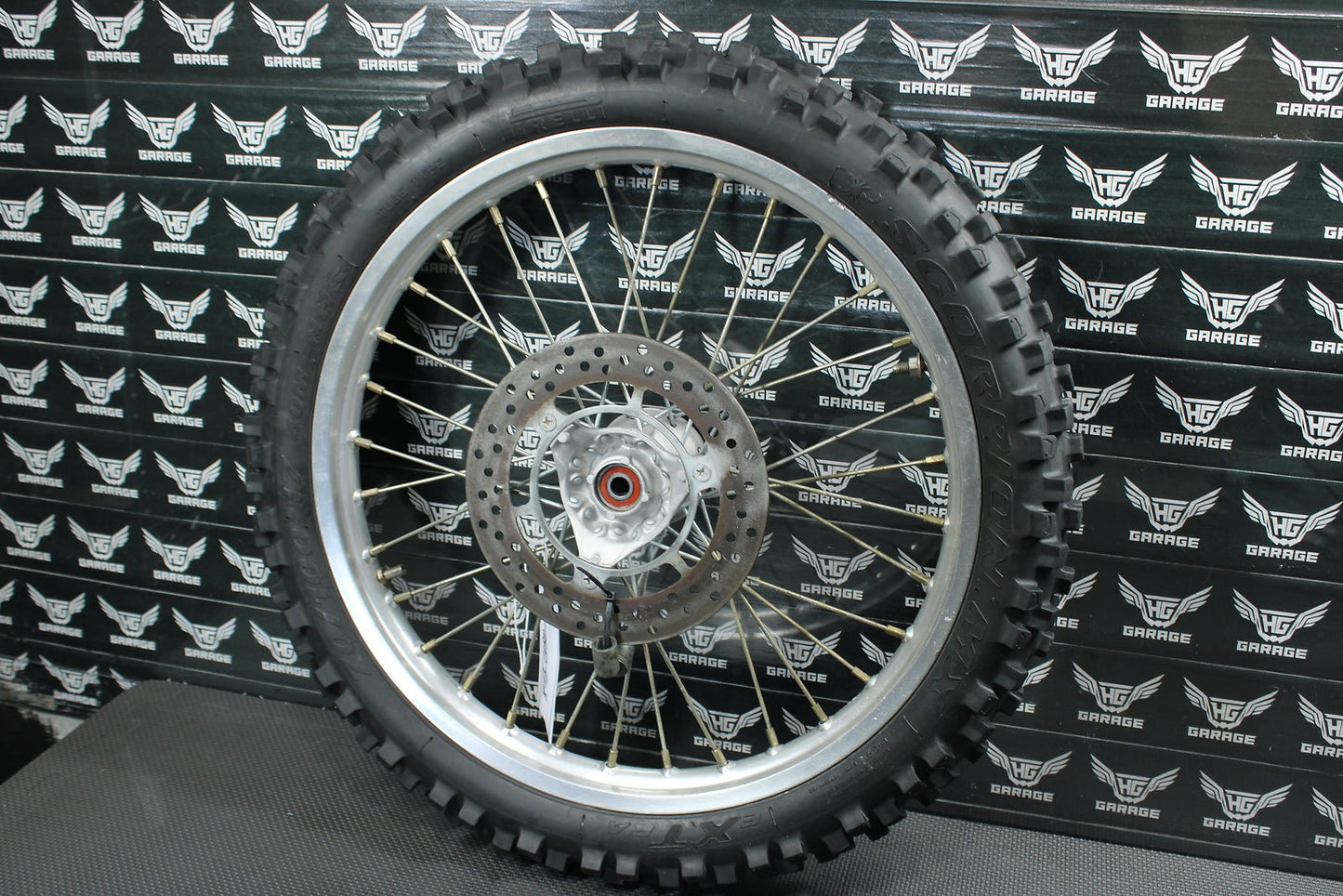 1993 Honda CR80R OEM 17x1.40 Front Wheel Rim 44601 - GC4 - 600 44701 - GC4 - 601 - hggarage