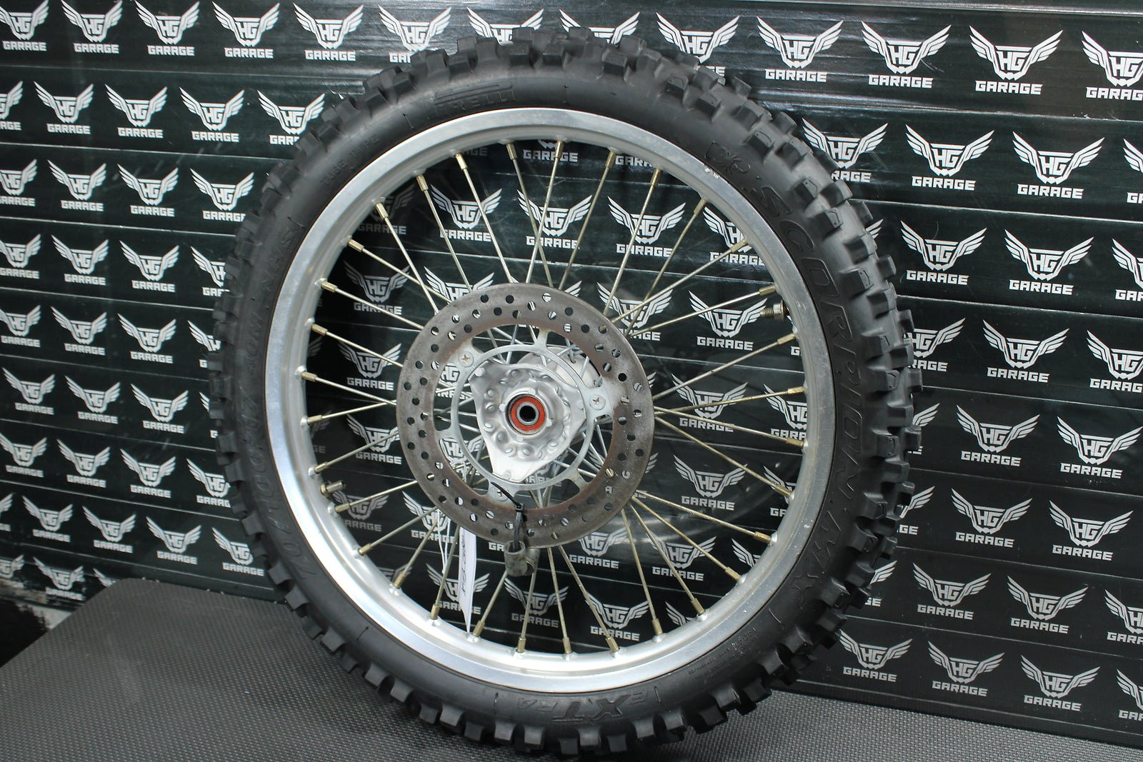 1993 Honda CR80R OEM 17x1.40 Front Wheel Rim 44601 - GC4 - 600 44701 - GC4 - 601 - hggarage