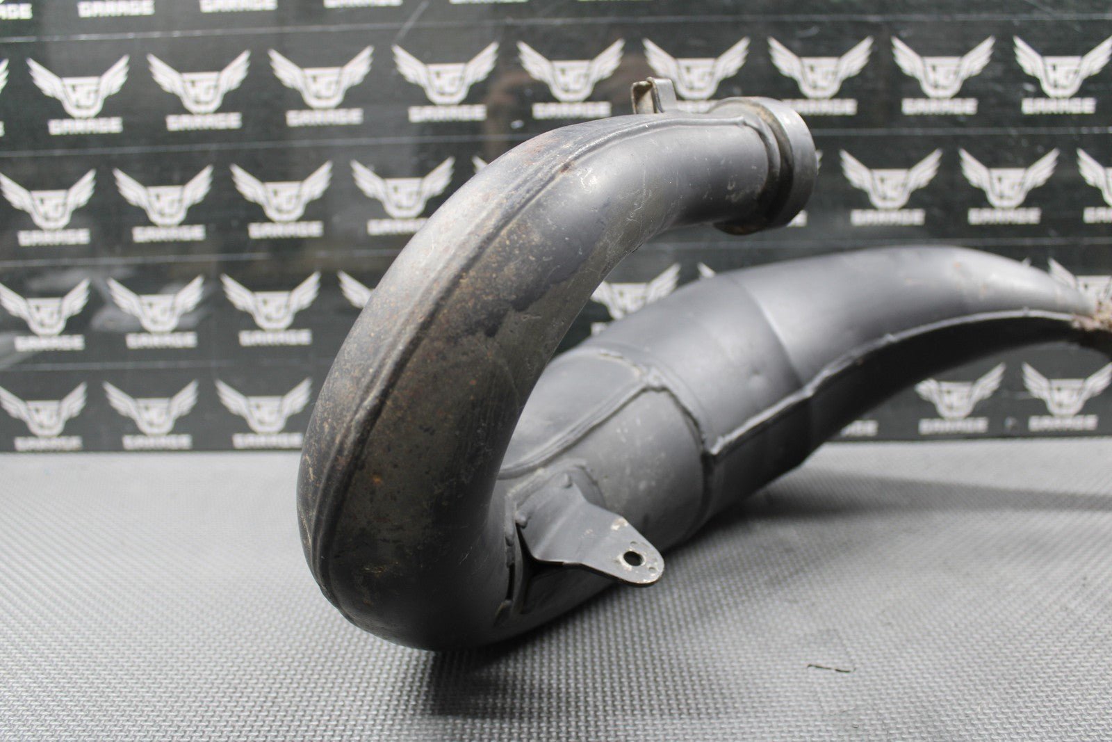 2003 KAWASAKI KX125 OEM EXHAUST PIPE EXPANSION CHAMBER HEADER 18120 - 0001 - hggarage