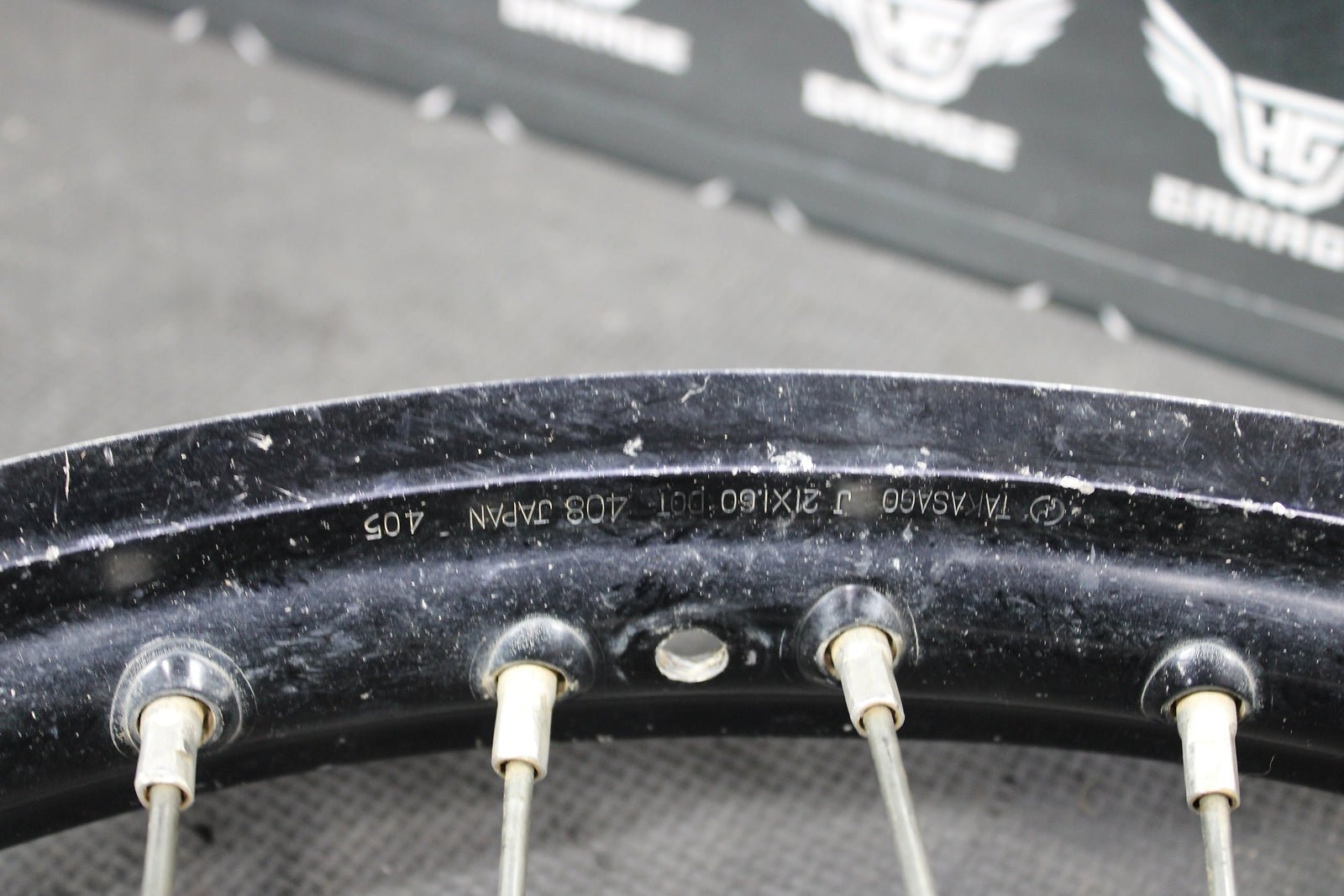 2006 KAWASAKI KX250F EXCEL FRONT WHEEL RIM 41025 - 0004 - hggarage