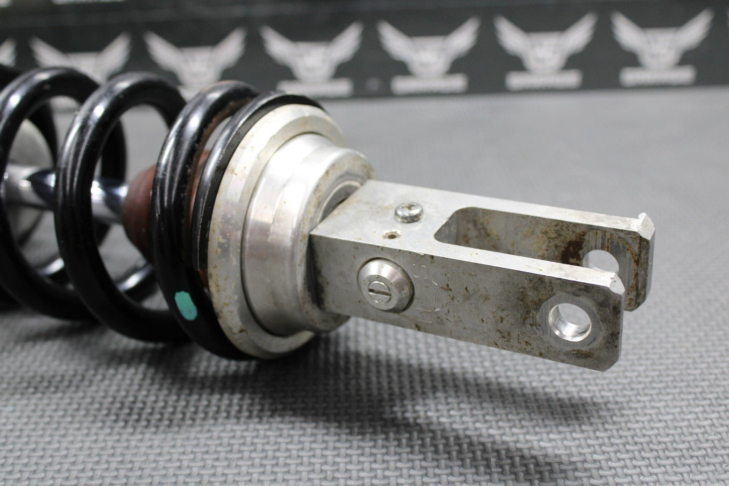 2014 KAWASAKI KX250F OEM REAR BACK SHOCK ABSORBER SUSPENSION 45014 - 0416 - 23P GOOD - hggarage