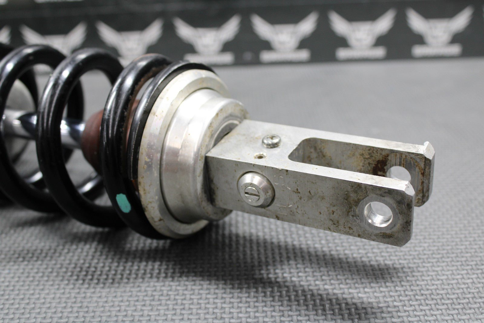2014 KAWASAKI KX250F OEM REAR BACK SHOCK ABSORBER SUSPENSION 45014 - 0416 - 23P GOOD - hggarage