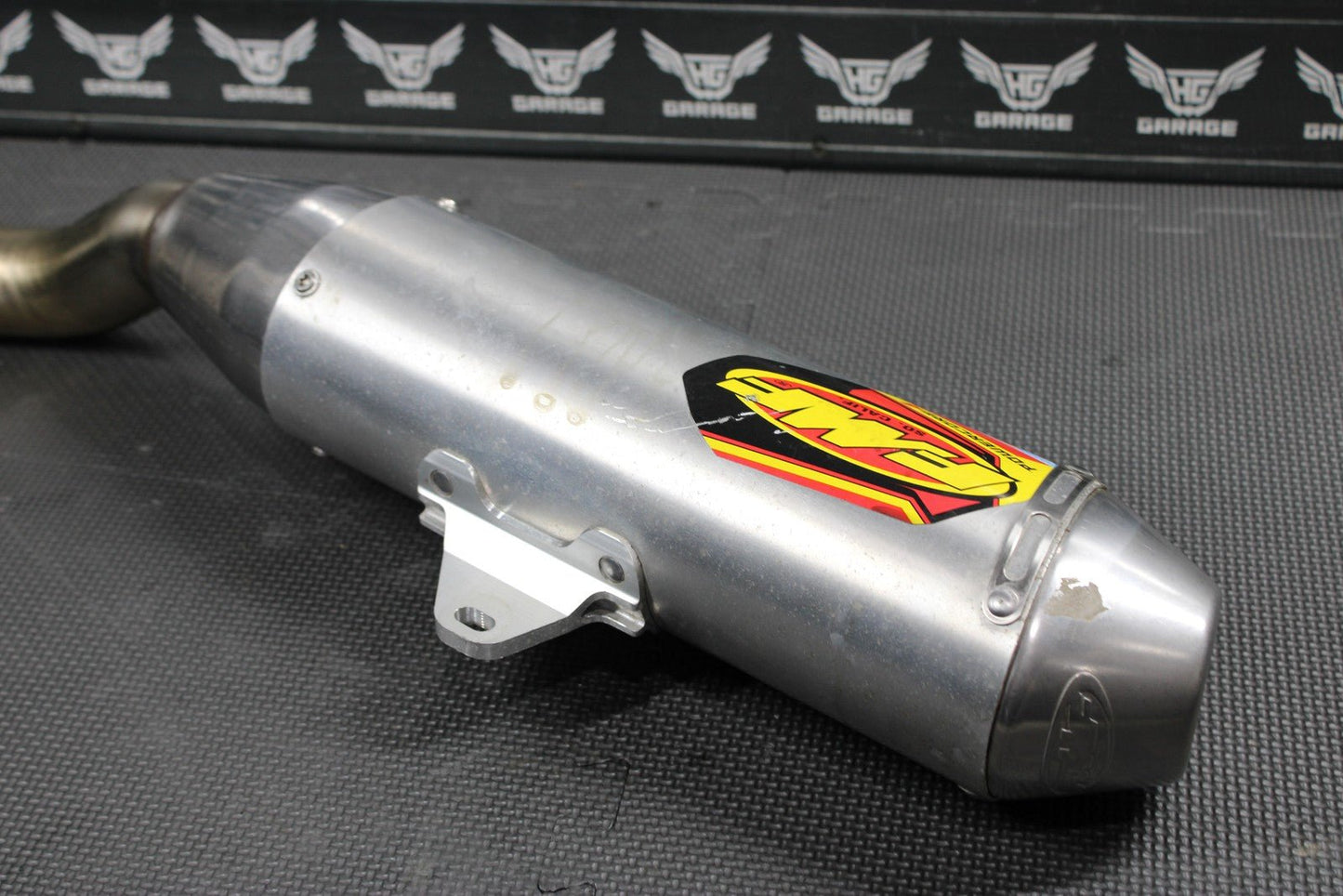 2007 HONDA CRF450R FMF POWERCORE 4 SLIPON PIPE W/ MEGABOMB TITANIUM HEADER PIPE - hggarage