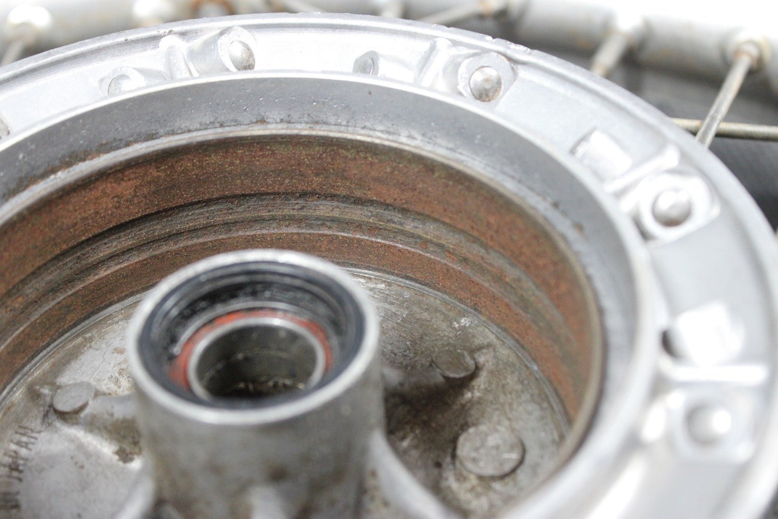 1986 KAWASAKI KDX200 OEM D.I.D 18" REAR BACK WHEEL RIM HUB READ DESC! - hggarage