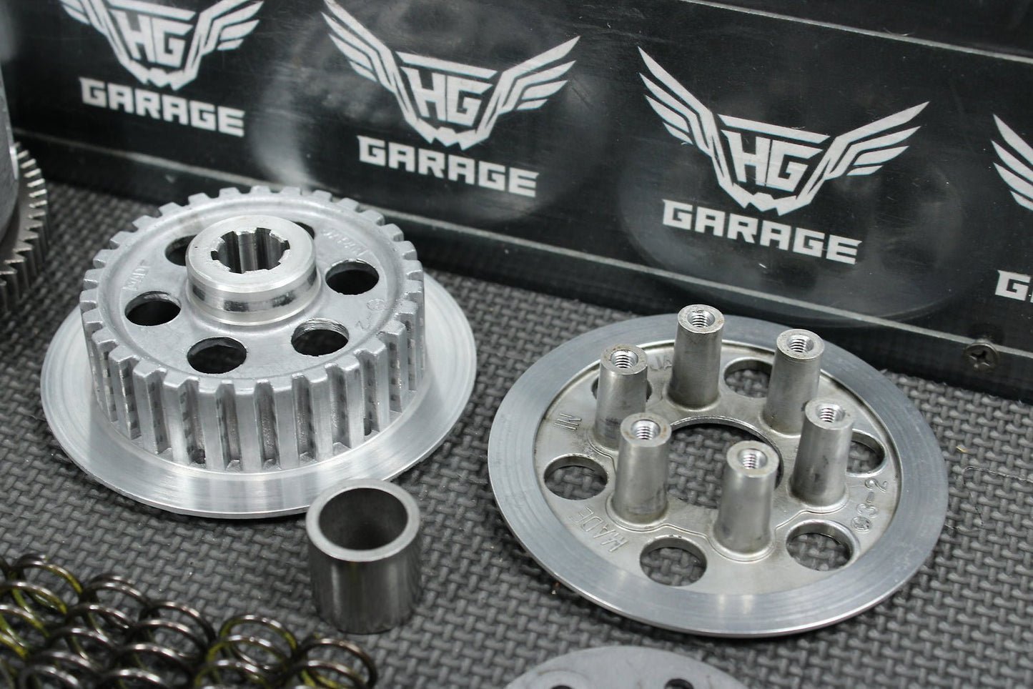 1998 Kawasaki KX60 90 - 03 OEM Complete Clutch W Plates Basket Hub 13087 - 10 - hggarage
