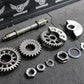 2006 YAMAHA WR450F 06 - 09 YZ450F OEM CRANKSHAFT COUNTER BALANCER SHAFT GEARS - hggarage