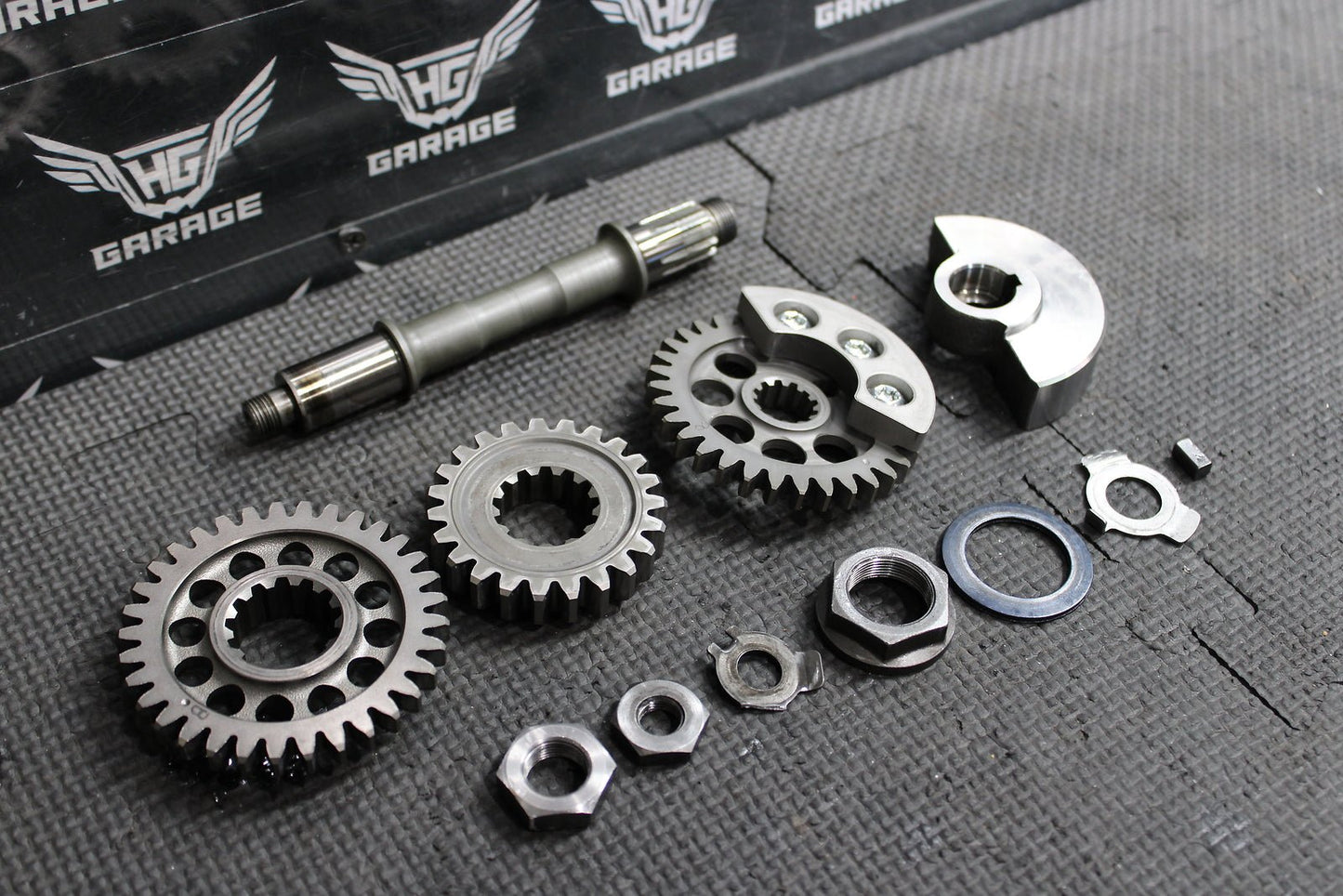 2006 YAMAHA WR450F 06 - 09 YZ450F OEM CRANKSHAFT COUNTER BALANCER SHAFT GEARS - hggarage
