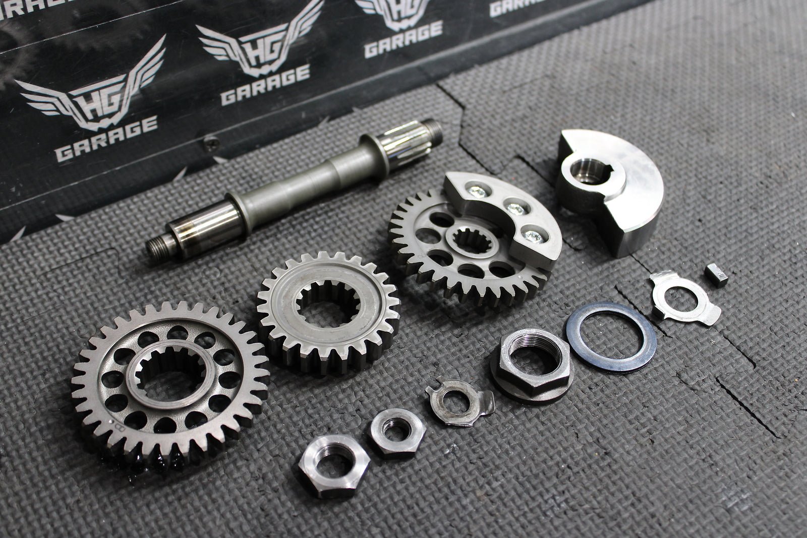 2006 YAMAHA WR450F 06 - 09 YZ450F OEM CRANKSHAFT COUNTER BALANCER SHAFT GEARS - hggarage