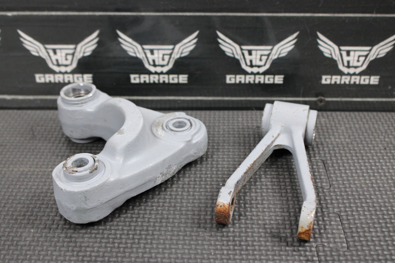 1991 88 - 95 HONDA CR80R OEM REAR SHOCK LINKAGE LINKS RELAY ARM - hggarage