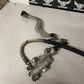 2002 HONDA CR125R OEM NISSIN REAR BACK BRAKE ASSEMBLY LEVER LINE CALIPER MASTER