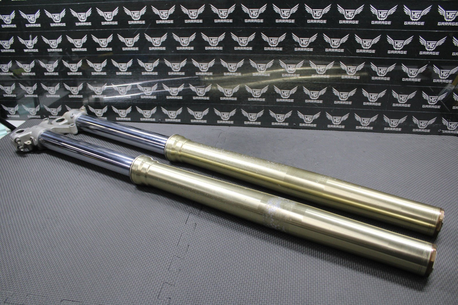 2007 KAWASAKI KX250F OEM RIGHT LEFT FRONT SUSPENSION FORKS SHOCKS 44071 - 5015 - hggarage