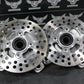 1991 YAMAHA BANSHEE 350 OEM FRONT WHEEL LEFT RIGHT RIM HUB HUBS - hggarage