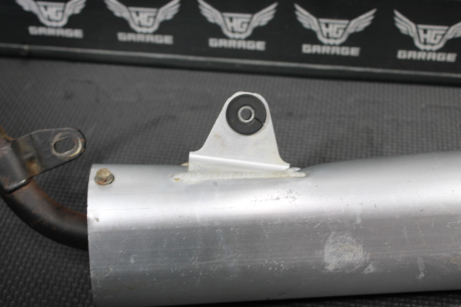 2001 KAWASAKI 01 - 05 KX100 KX85 OEM MUFFLER EXHAUST SILENCER SLIP ON PIPE 18100 - 1 - hggarage