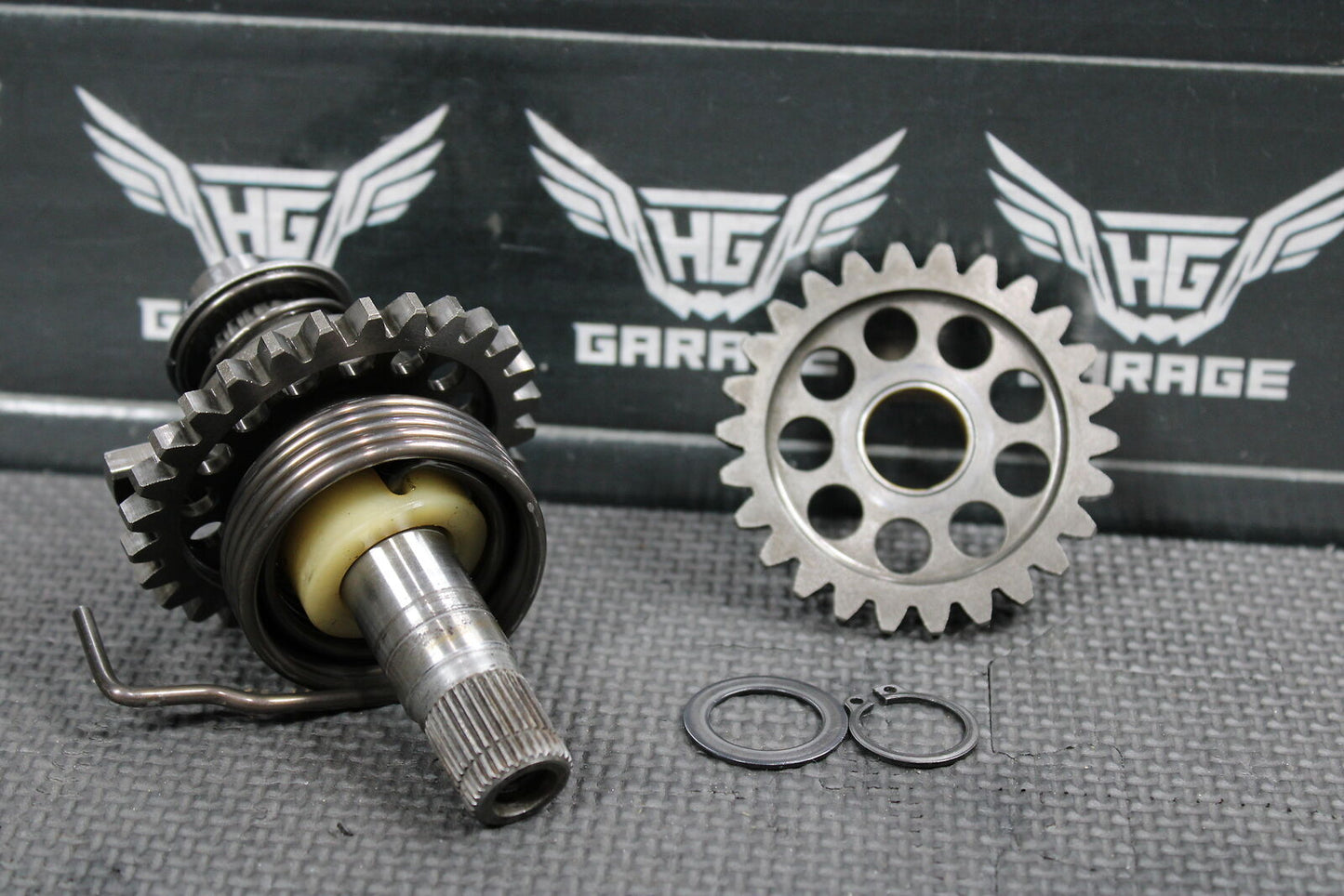 2014 YAMAHA WR250F YZ250F YZ250FX OEM KICKSTART KICK START SHAFT W IDLER GEAR