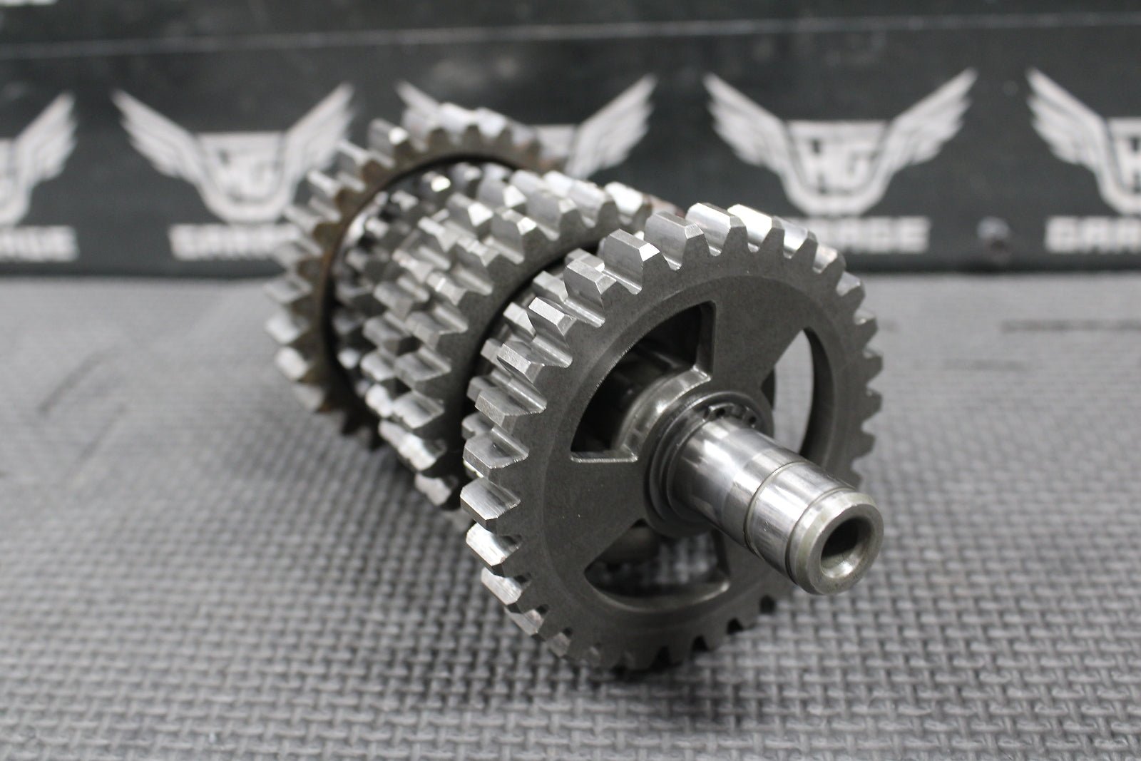 1993 YAMAHA YZ125 OEM 6 SPEED TRANSMISSION TRANNY TRANS GEARBOX SHIFT FORKS GEAR - hggarage