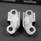 2019 SUZUKI RMZ250 RMZ450 OEM RIGHT LEFT FOOTPEG FOOTREST MOUNTING BRACKETS - hggarage