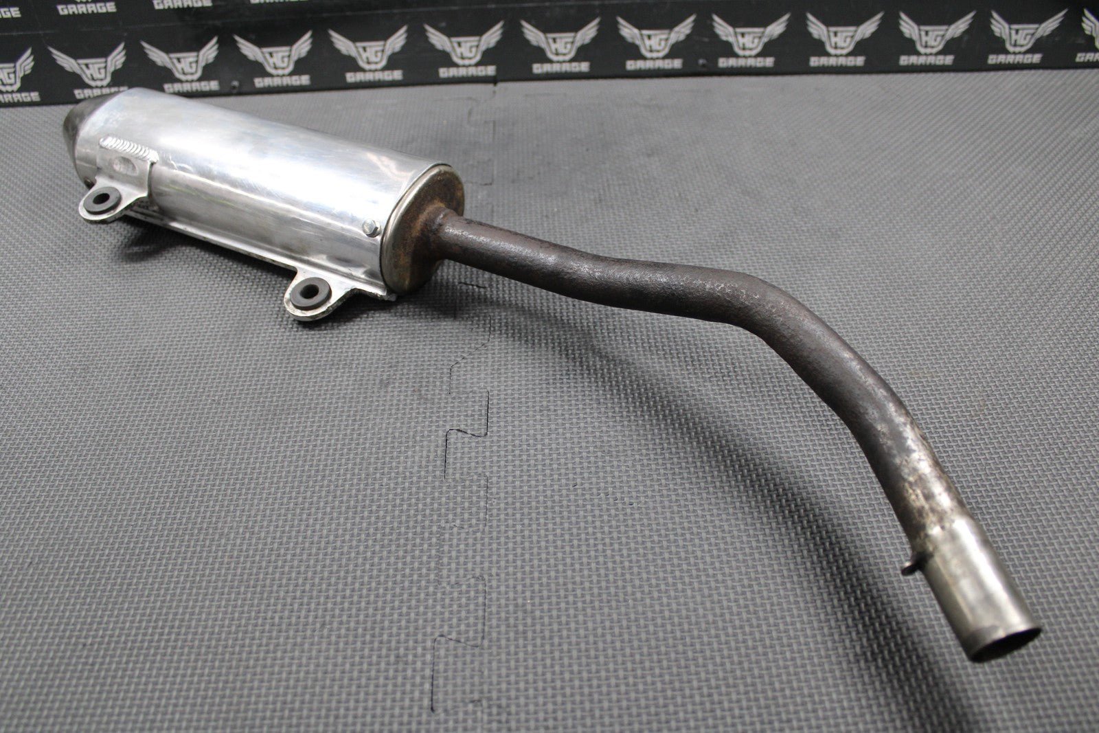 1996 KAWASAKI 95 - 98 KX125 FMF POWERCORE MUFFLER EXHAUST SILENCER SLIP ON PIPE - hggarage