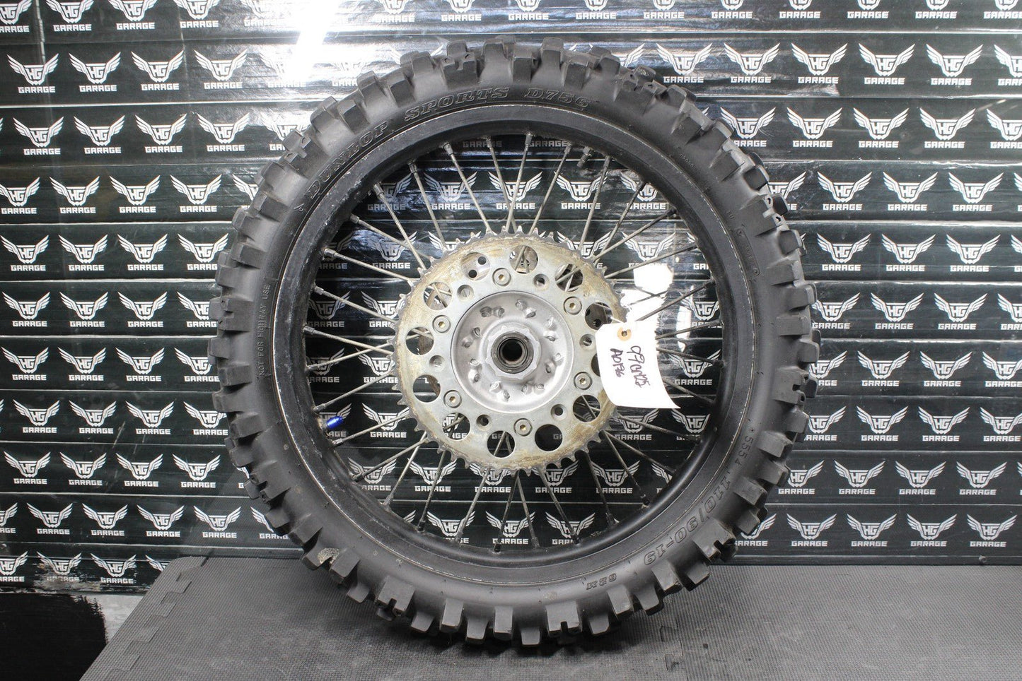 1997 HONDA CR125R OEM 19" x 1.85" REAR BACK WHEEL RIM HUB 42635 - MAC - 680 - hggarage