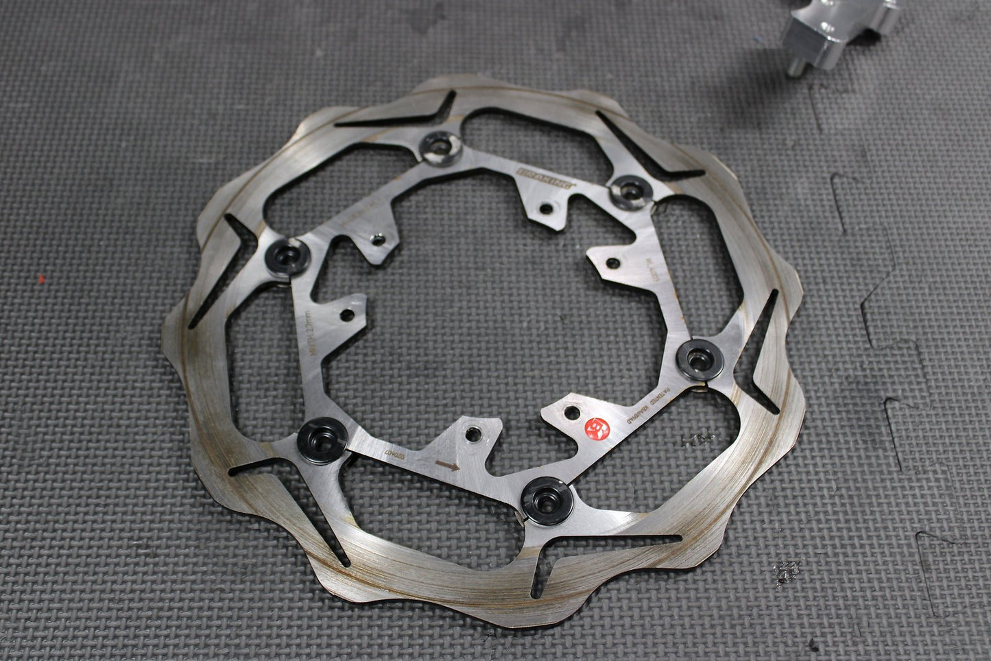 2009 HONDA CRF450R BRAKING OVERSIZED FRONT BRAKE DISC ROTOR ASSEMBLY - hggarage
