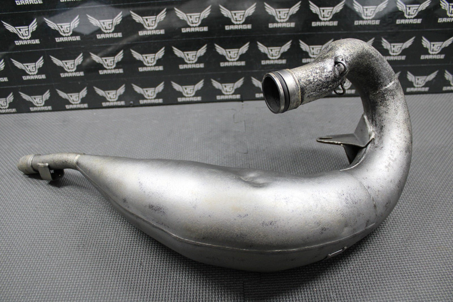 1999 SUZUKI RM125 BILLS WORKS RAW EXHAUST PIPE CHAMBER HEADER MUFFLER 14310 - 36E2 - hggarage