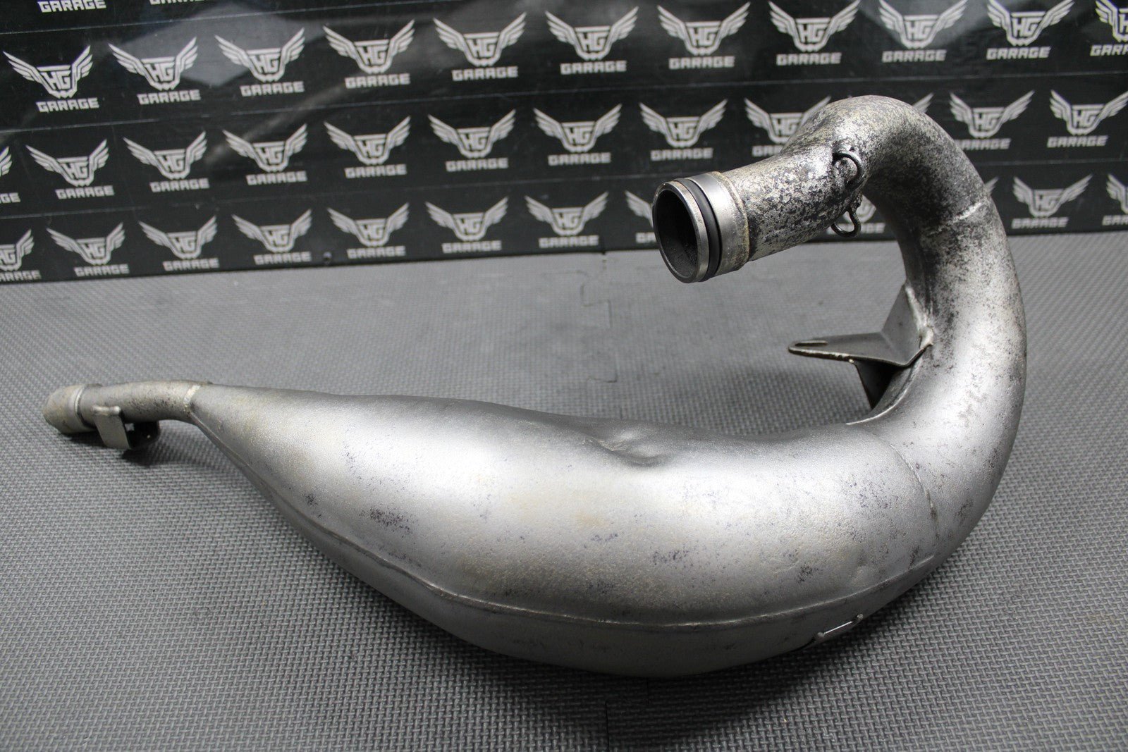 1999 SUZUKI RM125 BILLS WORKS RAW EXHAUST PIPE CHAMBER HEADER MUFFLER 14310 - 36E2 - hggarage