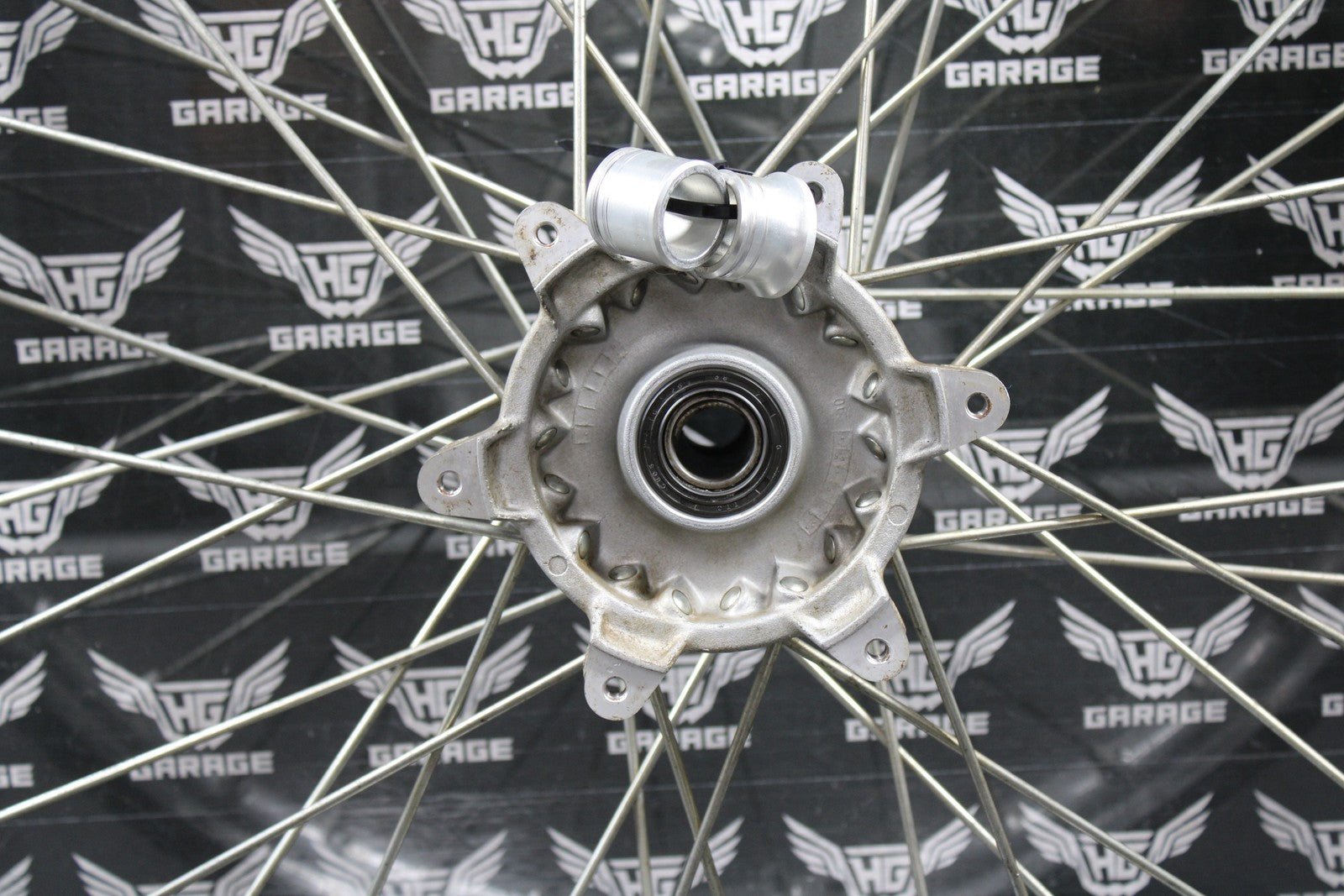 2009 YAMAHA 02 - 11 YZ125 YZ250 YZ250F YZ450F OEM EXCEL FRONT WHEEL RIM HUB 21" - hggarage