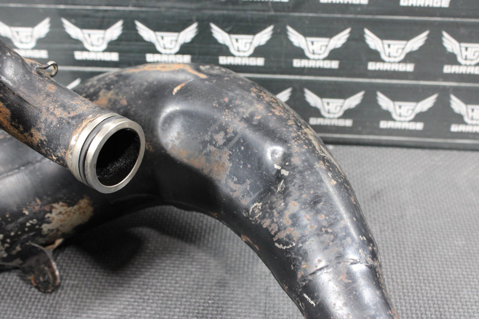 1996 SUZUKI RM250 FMF GOLD SERIES FATTY EXHAUST PIPE CHAMBER HEADER 14310 - 37E00 - hggarage