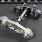 2002 YAMAHA YZ250F OEM LOWER UPPERBILLET APPLIED TRIPLE TREE STEM CLAMP - hggarage