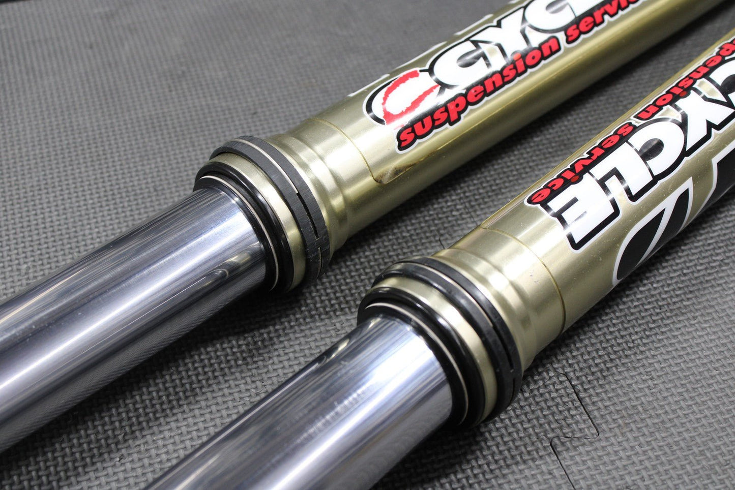 2009 YAMAHA YZ450F 06 - 09 OEM KYB SSS RIGHT LEFT FRONT SUSPENSION FORKS SHOCKS - hggarage