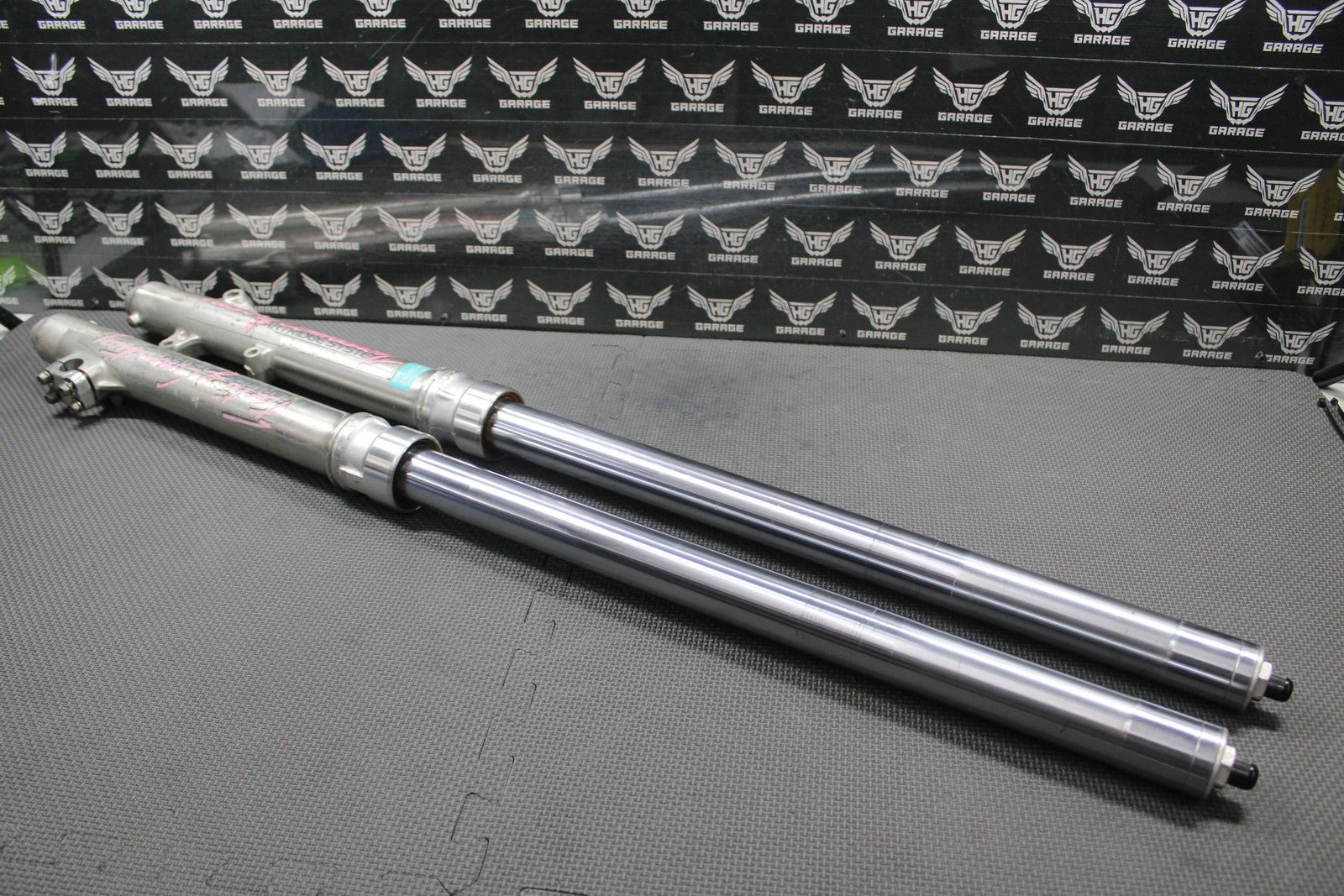 1991 91 - 93 HONDA XR250R OEM RIGHT LEFT FRONT SUSPENSION FORKS SHOCKS GOOD! - hggarage